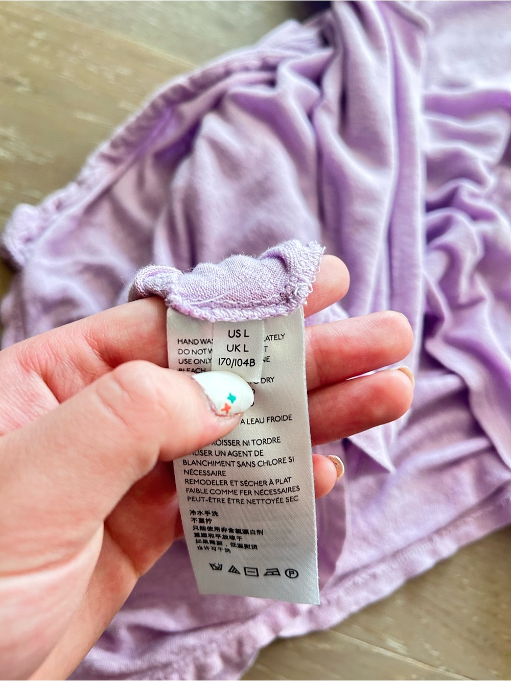 Free People Lavender Short-Sleeve Swing Tunic - Picture 5 of 7